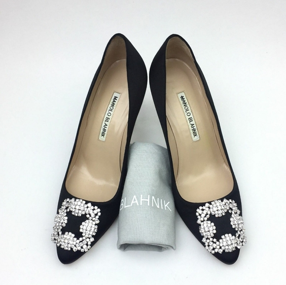 Manolo Blahnik Shoes - MANOLO BLAHNIK Hangisi Pointed Toe Pump sz 7